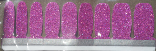 VIPink holographic-Solid Glitter Design