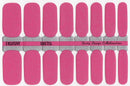 Party Pink-Solid Design with holograhic glitter on top