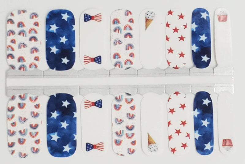 Rainbows and Ice Cream- Patriotic Design