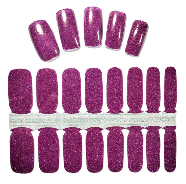 Plum Dreams-Glitter design