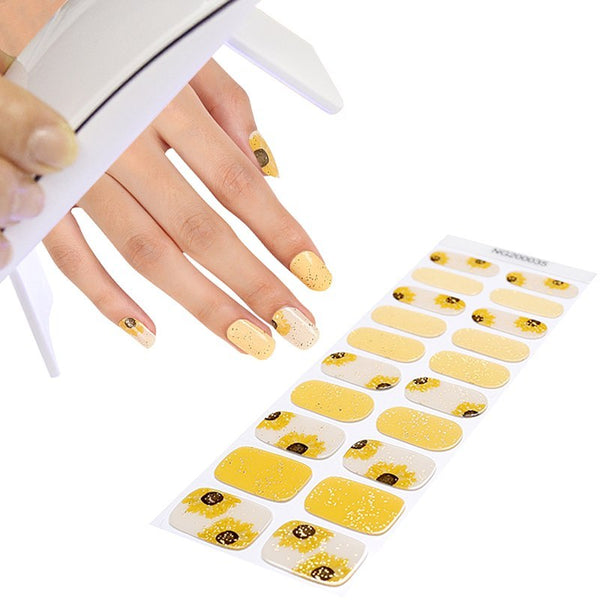 Sunflowers-Gel wraps