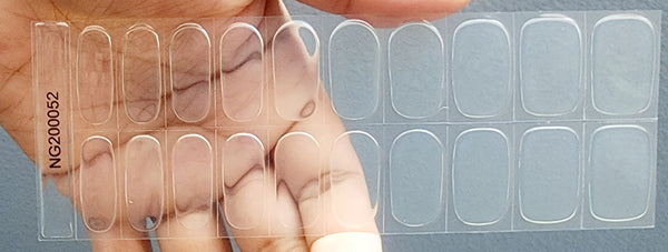 Nail armor ( Transparent Semicured Gel wraps)