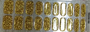 Festive in gold-Semicured Gel wraps PREORDER- WATCH VIDEO PLEASE