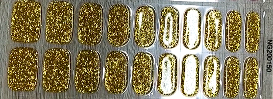 Festive in gold-Semicured Gel wraps PREORDER- WATCH VIDEO PLEASE