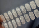 Glam and Festive- Glitter Semicured Gel wraps