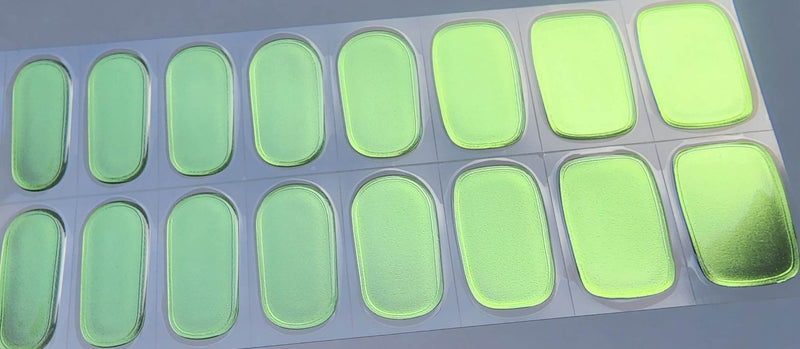 Green Mirror-Semicured Gel wraps