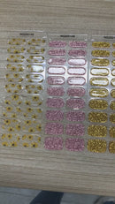 Festive in gold-Semicured Gel wraps PREORDER- WATCH VIDEO PLEASE