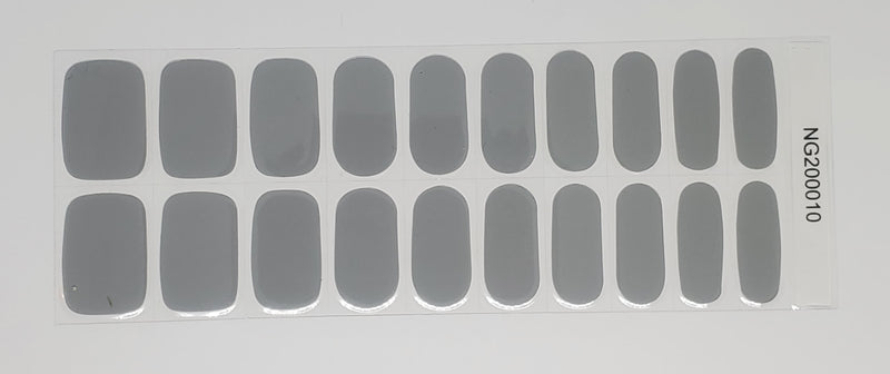 Gel Nail Wraps- Ultimate gray
