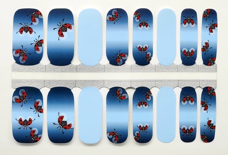 Ladybugs on blue- Animal Theme Design