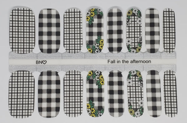Fall in the afternoon - Nail Polish strips Nail wraps