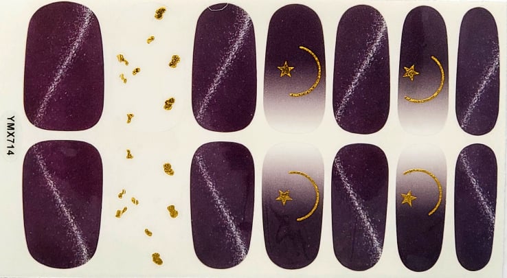 Stars on purple