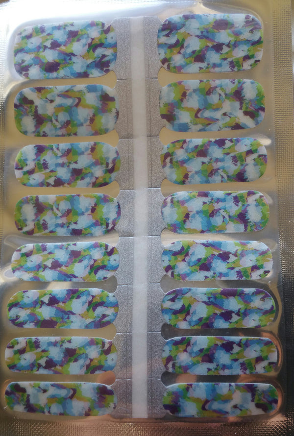 Floral pond abstract