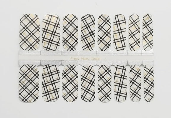 Black and gold Plaid Overlay- Exclusive Design
