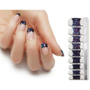 Night Sparkles-French Tip Design