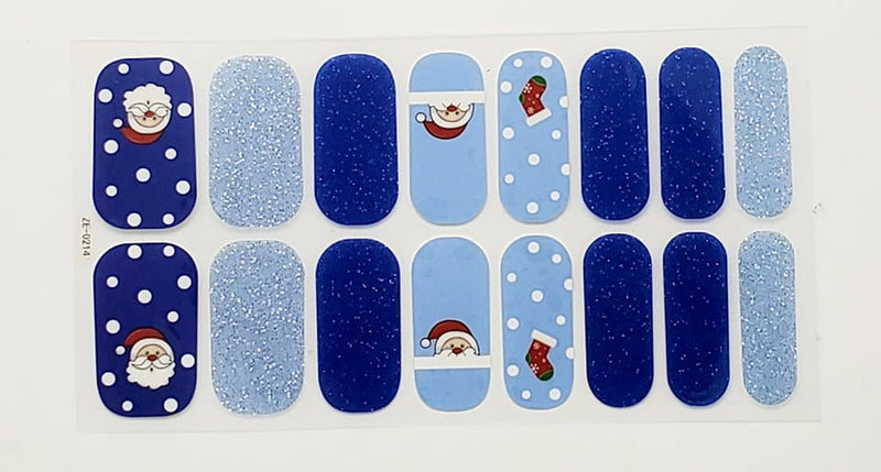 North Pole in blue- Christmas Design