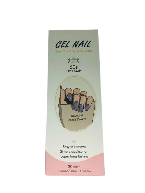 Gel Nail Wraps-Alice's dream