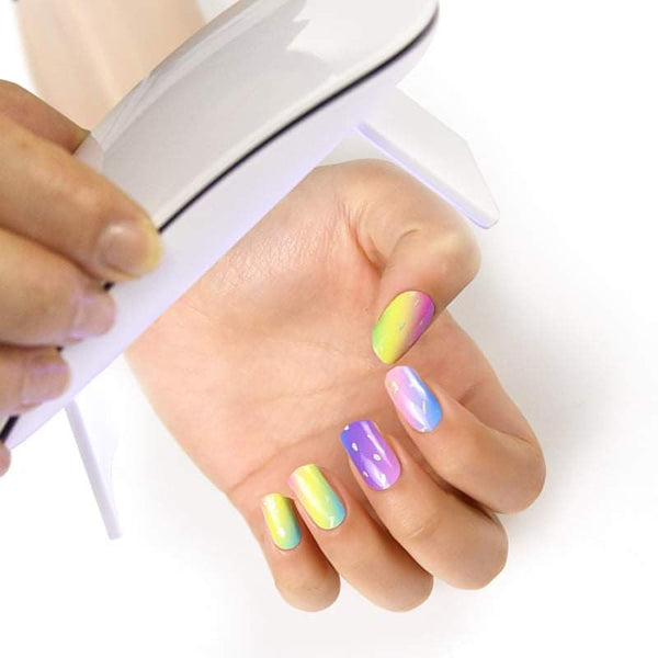 Gel Nail Wraps- Meet the rainbow
