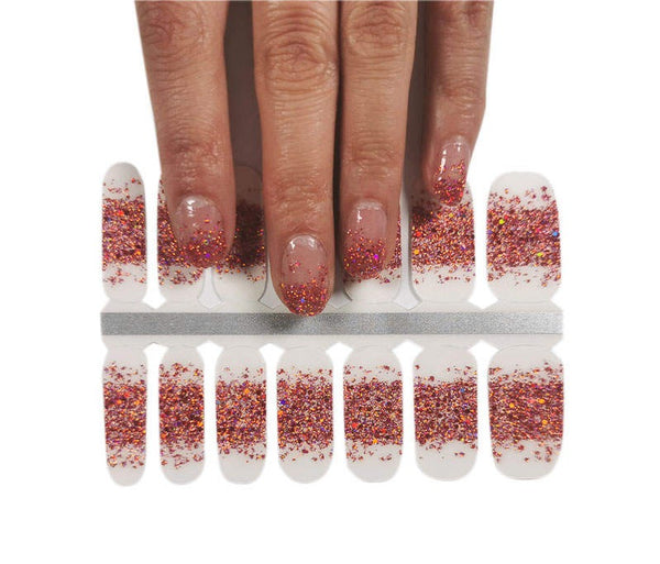 Garnet Girl-Glitter Tips Design