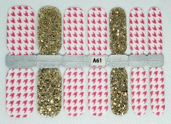 Pink Houndstooth