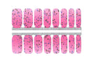 Speckled Pink a boo- Glitter Design