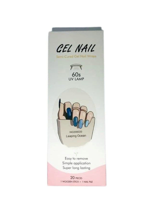 Gel Nail Wraps- Leaping Ocean