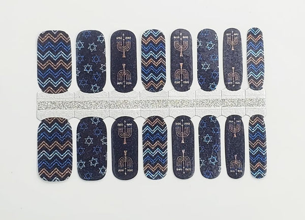 Happy Hanukkah- Winter Design