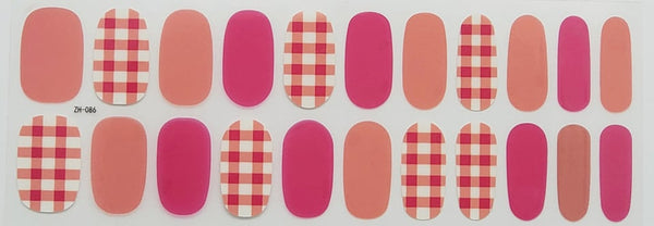 Coral and Plaid