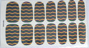 Mardi Gras chevron lines