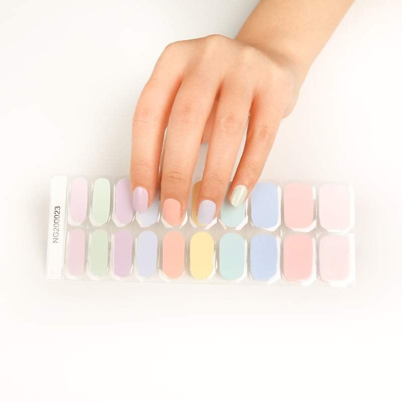 Sweet Ombre-Solid Gel wraps
