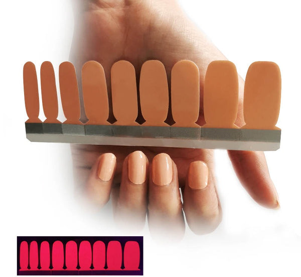 Peach blush -Glow in the dark Design