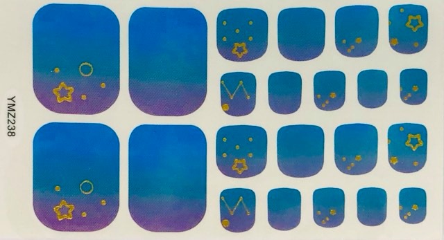 Blue and stars