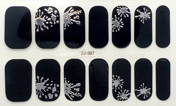 Silver Splatter- Pattern Design