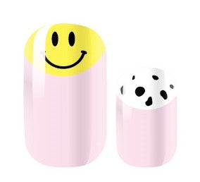 Happy face and rainbows -Cartoon Design