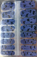 Night Butterflies (small glitter on solid)