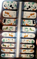 Dinosaurs friends Nail Polish Strips