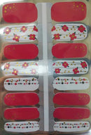 Red and gold flowers