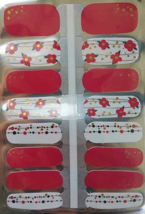 Red and gold flowers