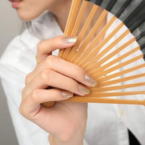 Royal Gold- Solid Glitter Gel wraps