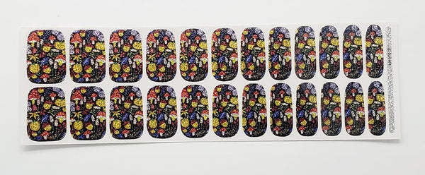 Pumpkins and mushrooms-Fall Design