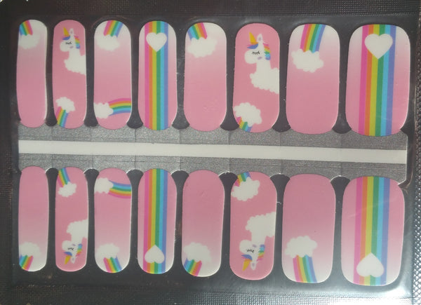 Unicorn flight-Cartoon Design