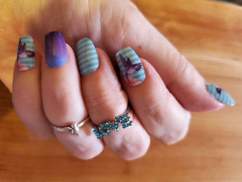 Hummingbird  Song - Nail Polish strips