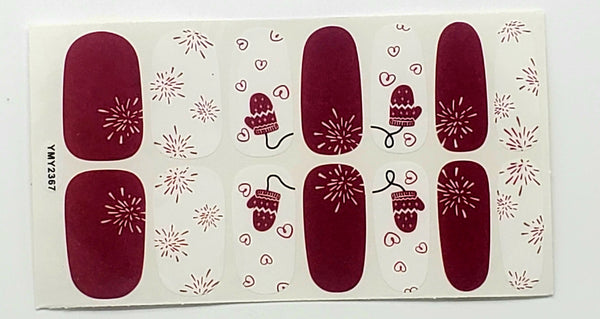 Love Christmas mittens- Christmas Design