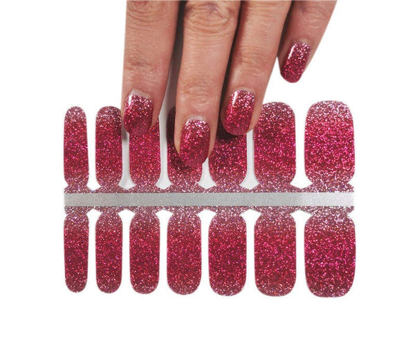 Strawberry Candy- Ombre Design (glitter)