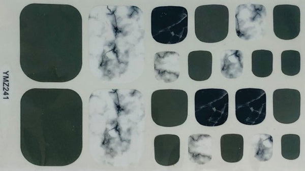 Olive and Marble Toes