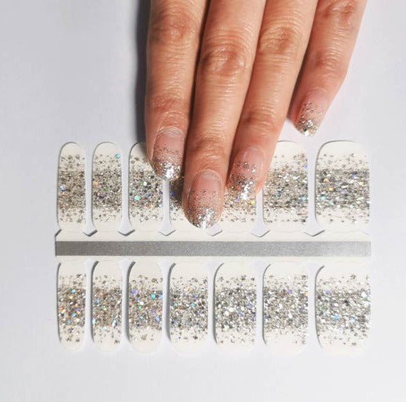 Kim Diamonds-Glitter Tips Design