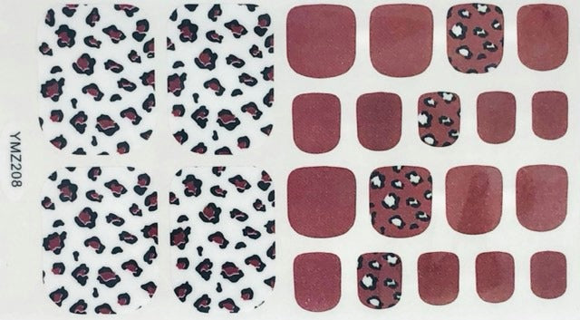 Carmine Leopard Toes
