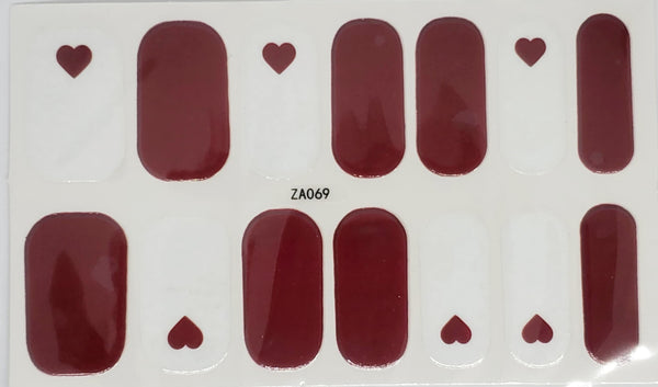 V hearts