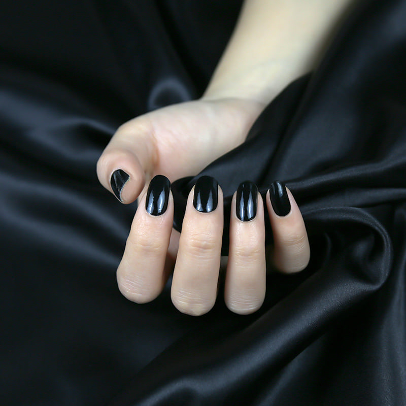 Gel Nail Wraps- Black
