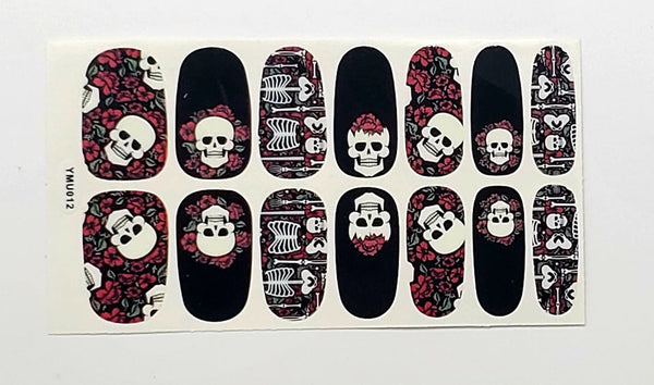 Skull and Roses-Halloween Design