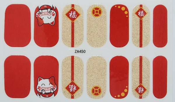 Oriental Peace and love-Cat Design